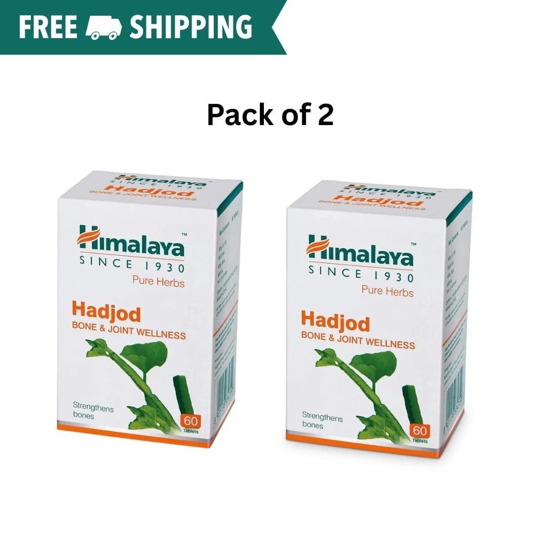 Himalaya Hadjod Bone & Joint Wellness Tablets 60 Count Bottle