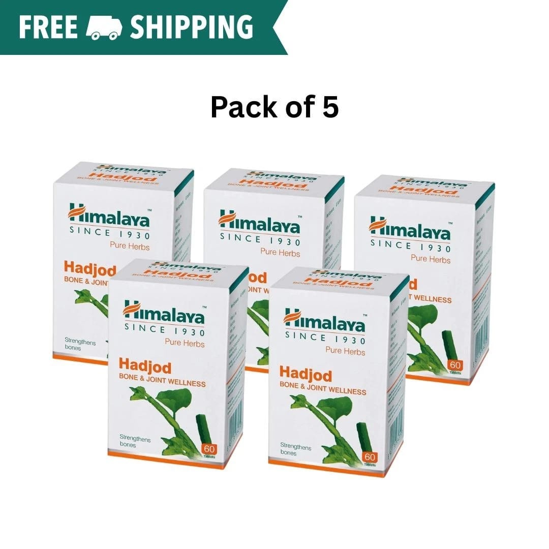 Himalaya Hadjod Bone & Joint Wellness Tablets 60 Count Bottle
