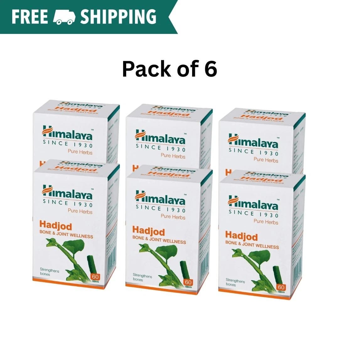 Himalaya Hadjod Bone & Joint Wellness Tablets 60 Count Bottle