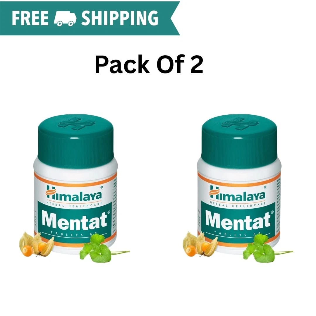 Himalaya Mentat Herbal Brain & Memory Support Tablets 60 Count