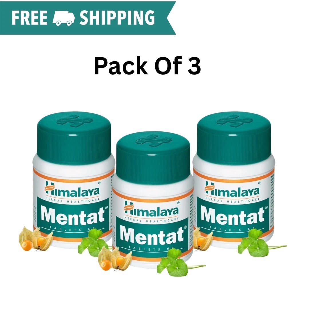 Himalaya Mentat Herbal Brain & Memory Support Tablets 60 Count