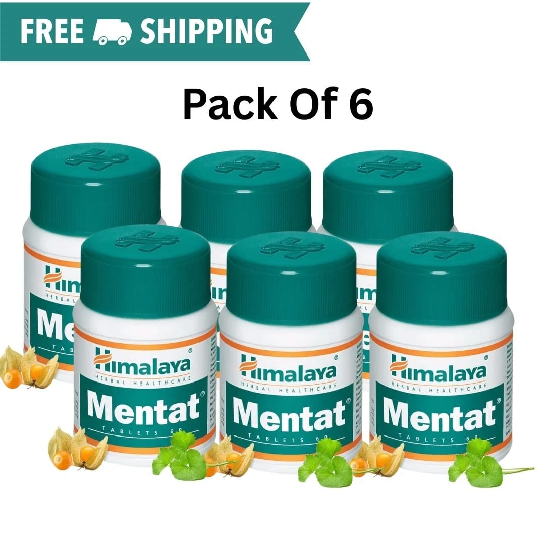 Himalaya Mentat Herbal Brain & Memory Support Tablets 60 Count