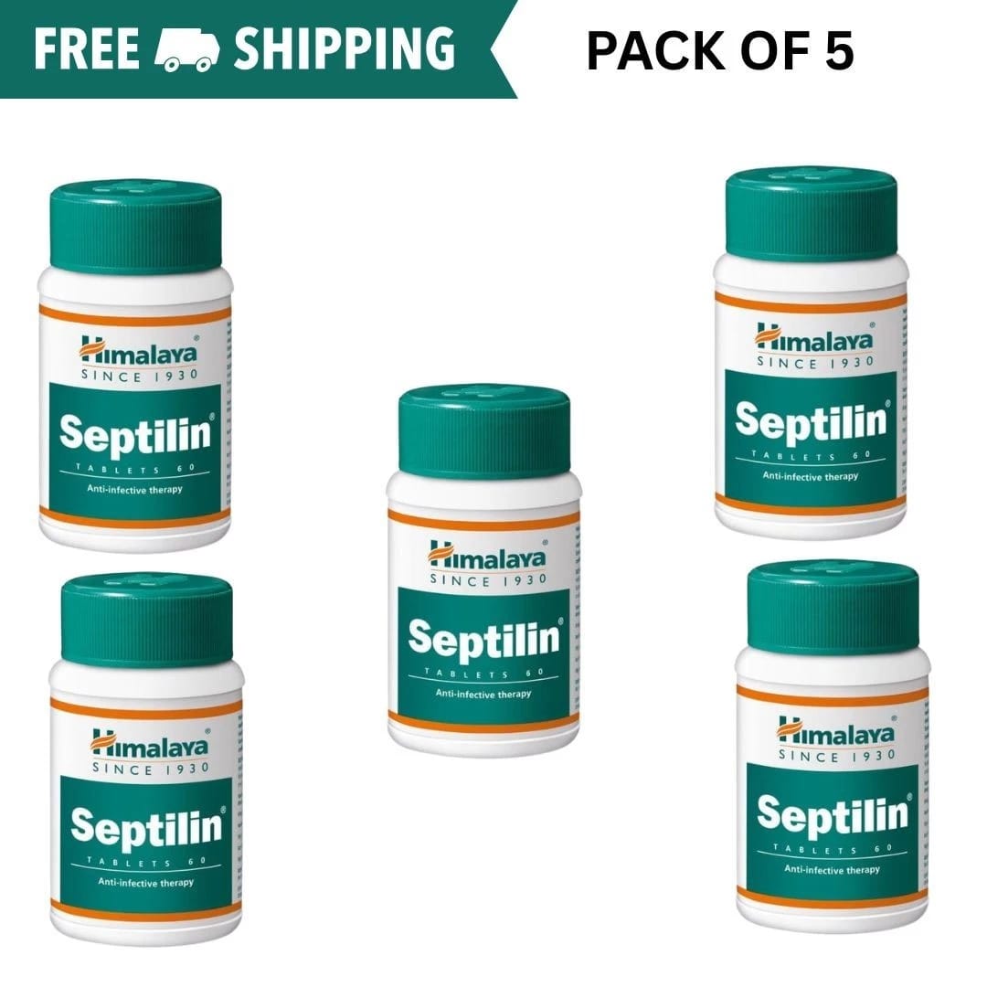 Himalaya Septilin Tablets 60 for Daily Immune System Support