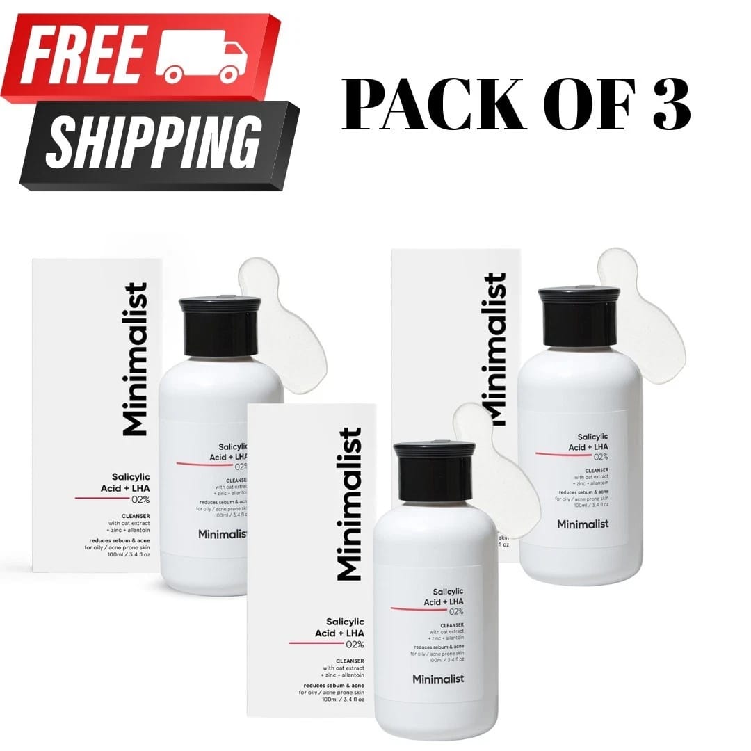 Minimalist 2% + LHA Salicylic Acid Face Wash for Oily Skin 100ml
