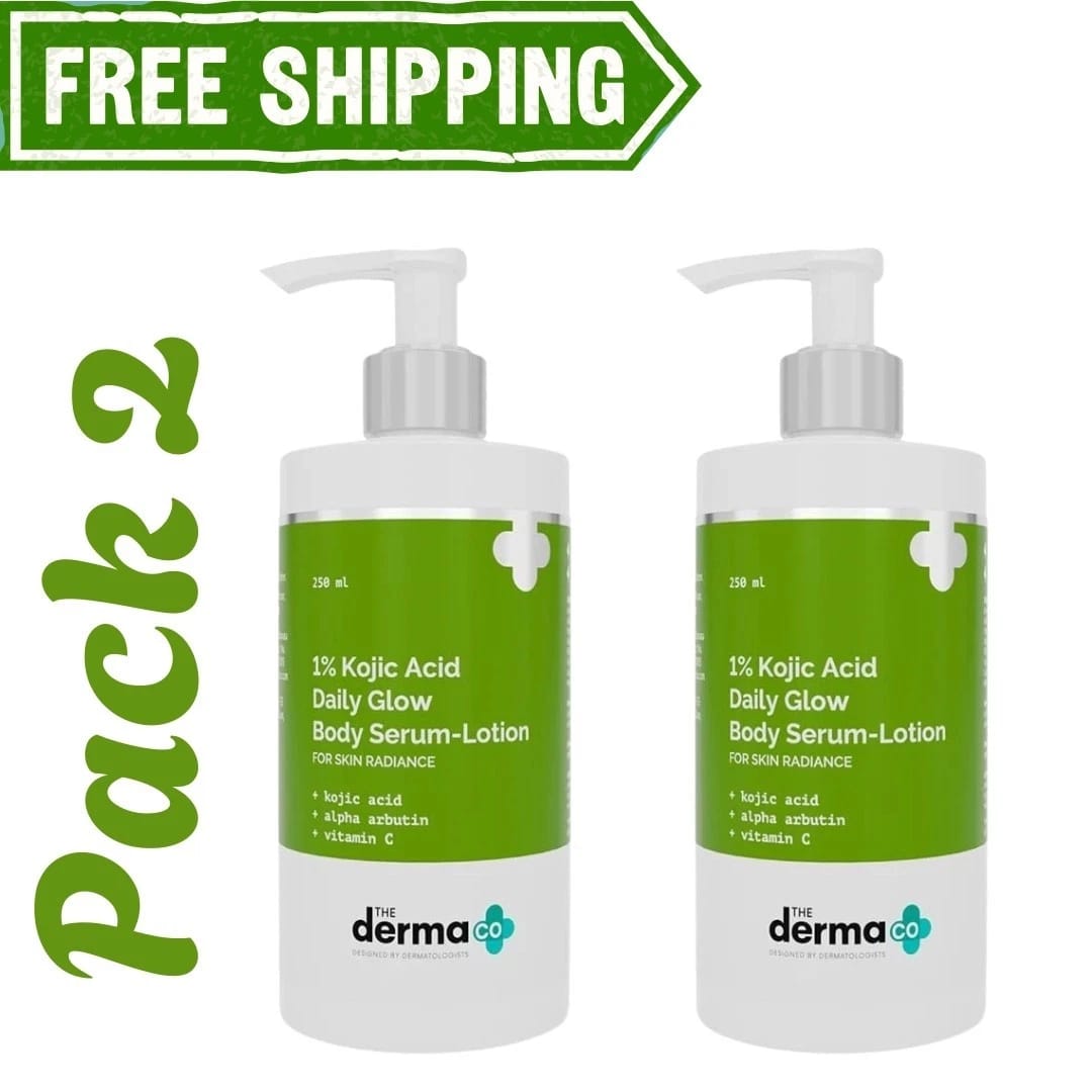 The Derma Co 1% Kojic Acid Daily Glow Body Serum Lotion 250ml