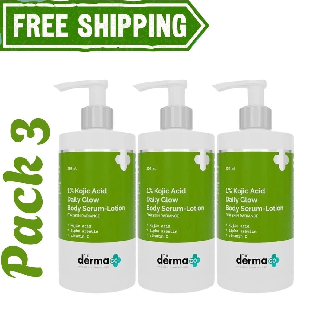 The Derma Co 1% Kojic Acid Daily Glow Body Serum Lotion 250ml