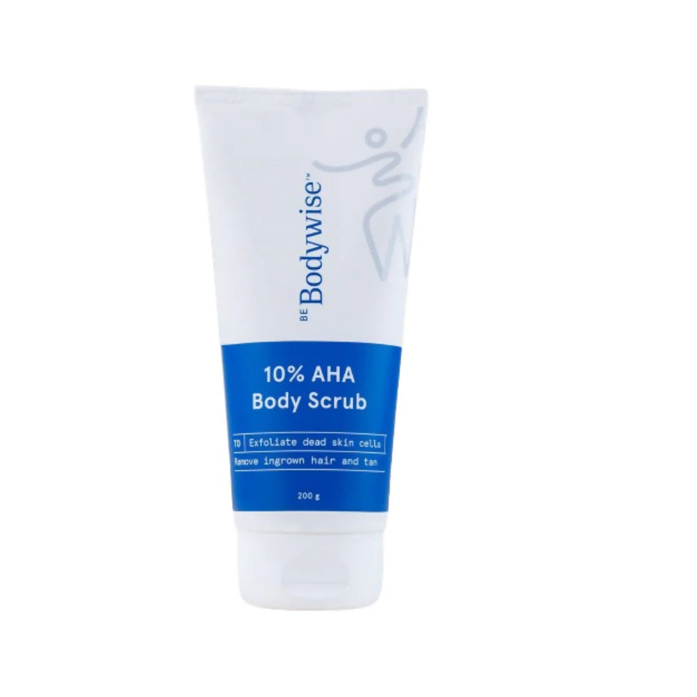 BeBodywise 10% AHA Lactic Acid Body Scrub - 200 gm
