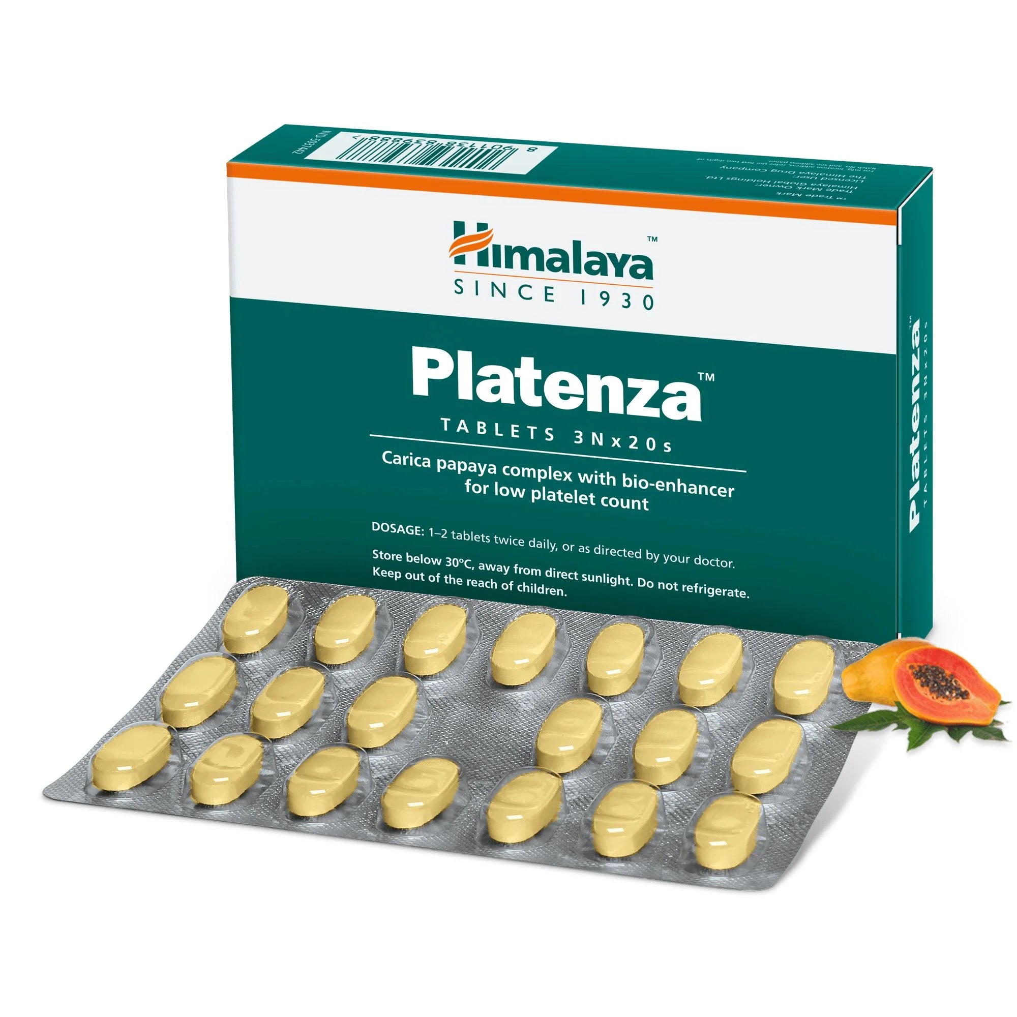 Himalaya Platenza Tablets – Platelet Support Formula (60 Tab)