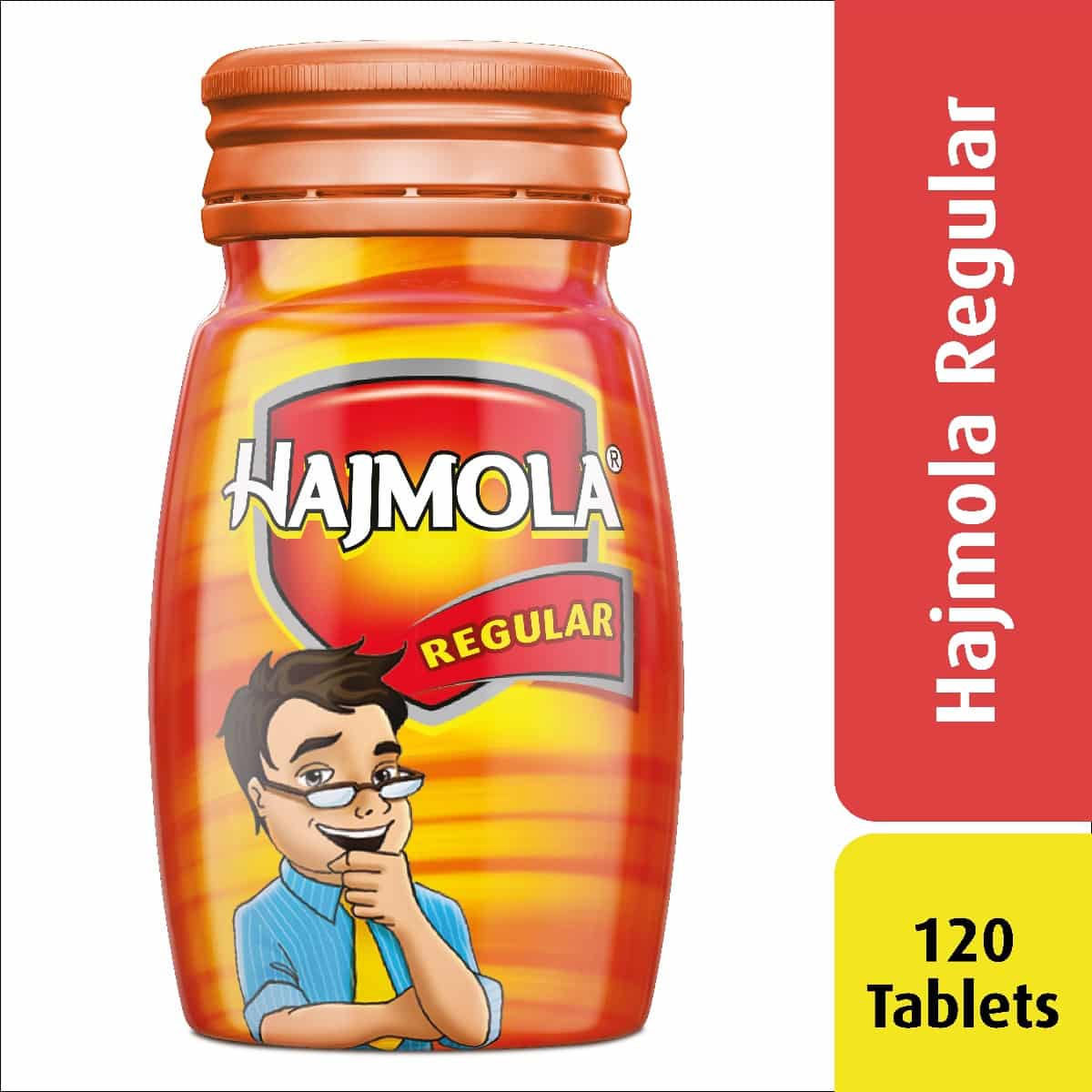 Dabur Hajmola Regular 120 Tabs Each | Pack of 6 | Digest