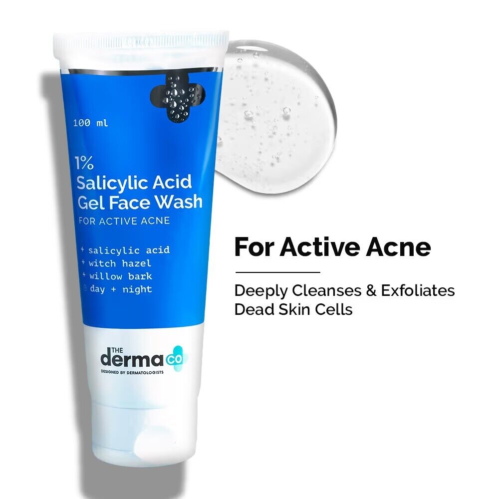 The Derma Co 1% Salicylic Acid Face Wash Gel – 100ml
