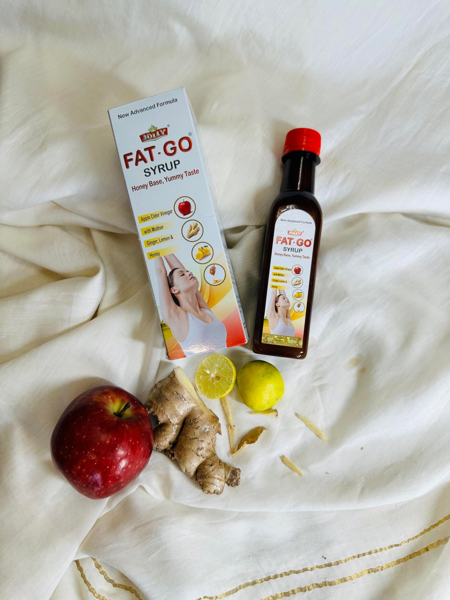 Jolly Fat Go Slimming Capsules & Syrup Combo Pack 120+250ml