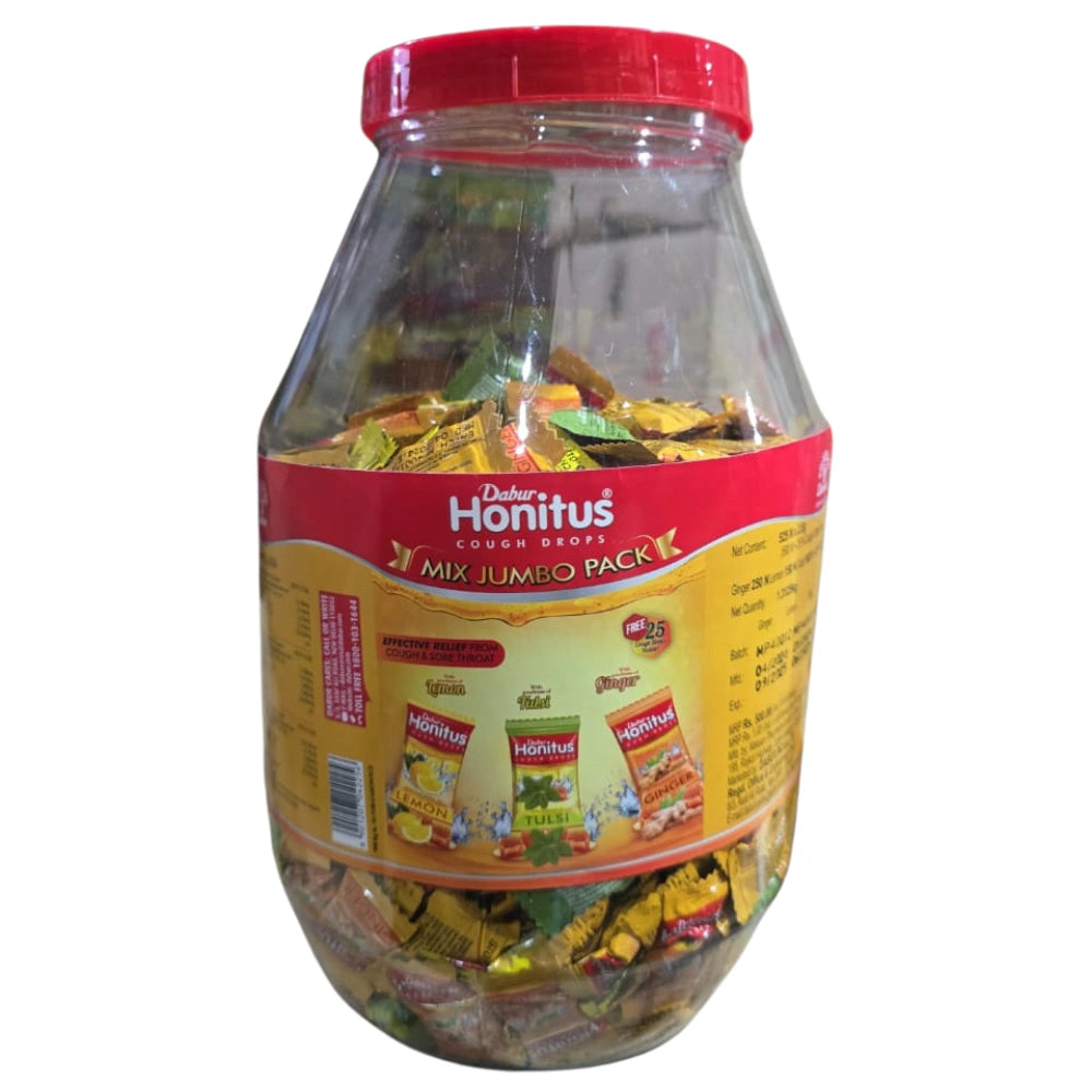 Dabur Honitus Cough Drops Mix Pack 500+25 Free (Jumbo)