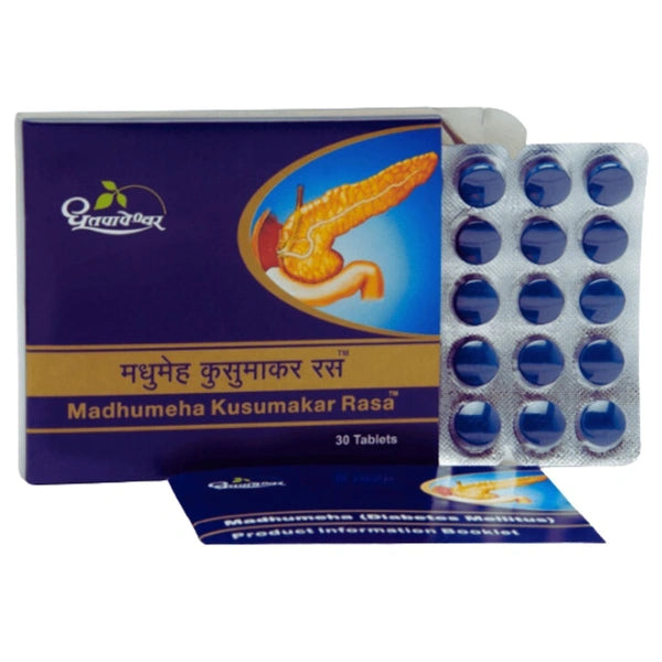 Dhootapapeshwar Madhumeha Kusumakar Ras (30 Tabs)