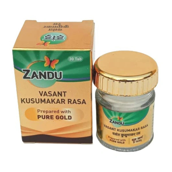 Zandu Vasant Kusumakar Ras Tablets for Wellness (30 Tabs)