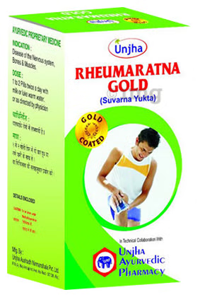 Unjha Rheumaratna Gold Tablets for Joint Pain (30 Tabs)