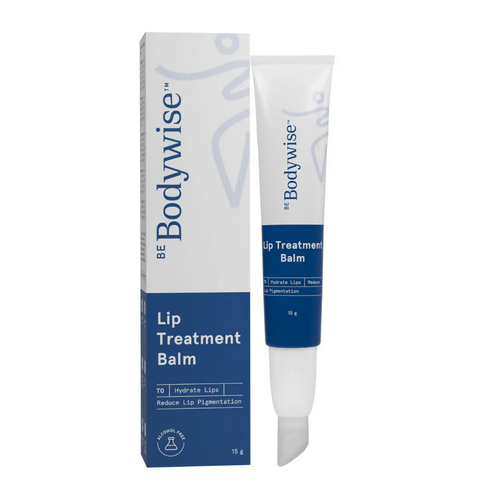 BeBodywise Lip Treatment Balm For Reduces Lip Pigmentation & Hydrates Chapped Lips - 15 gm
