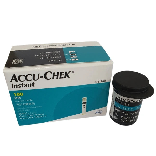 Accu-Chek Instant Glucometer Test Strips 100's Pack
