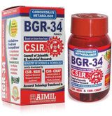 Aimil BGR 34 Tablets for Sugar Control 100 Tabs (Pack of 2)