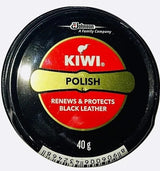 Kiwi Shoe Polish Paste Black Pack of 2 Shine Protect Leather Shoes