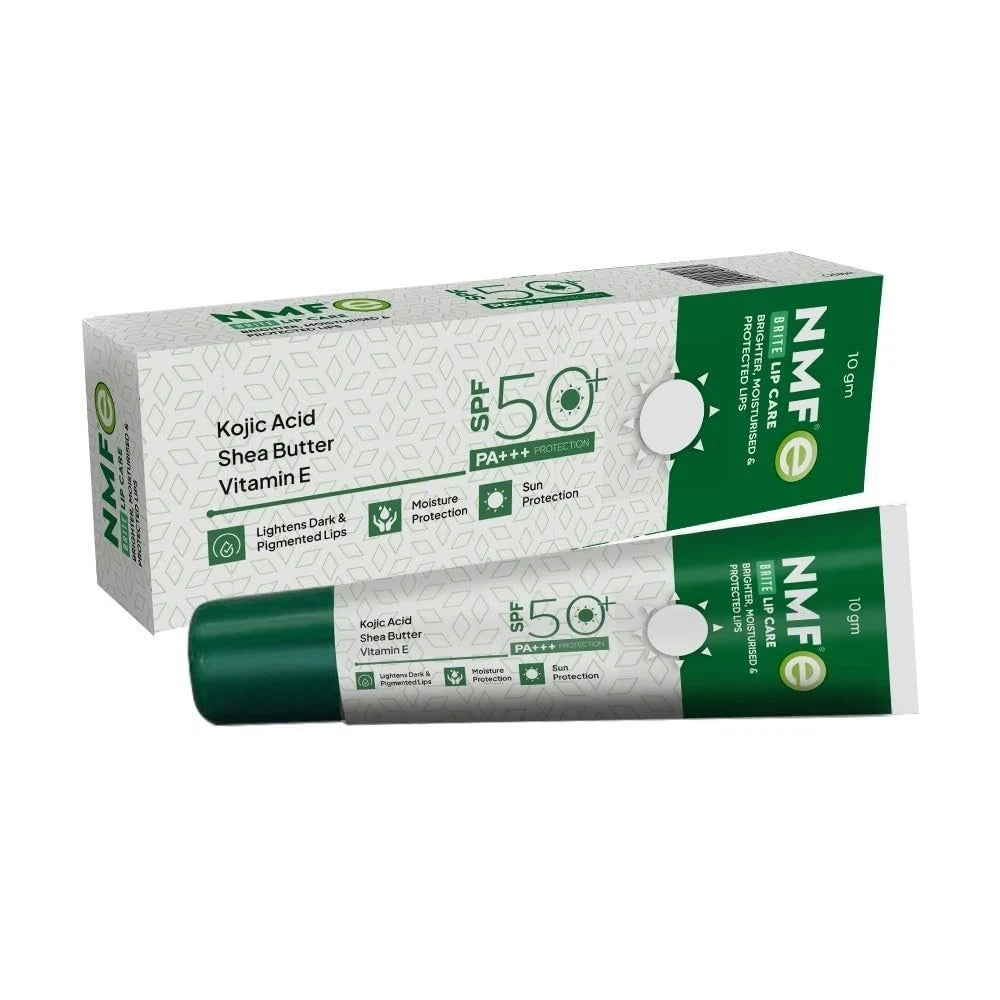 NMFe Brite Lip Care SPF 50 PA+++ Brightening Hydrating Lip Balm 10gm Free Ship