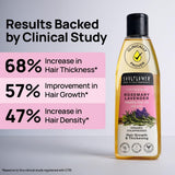 Soulflower 100%Pure Organic Natural Rosemary Lavender Healthy Hair Oil 225ml