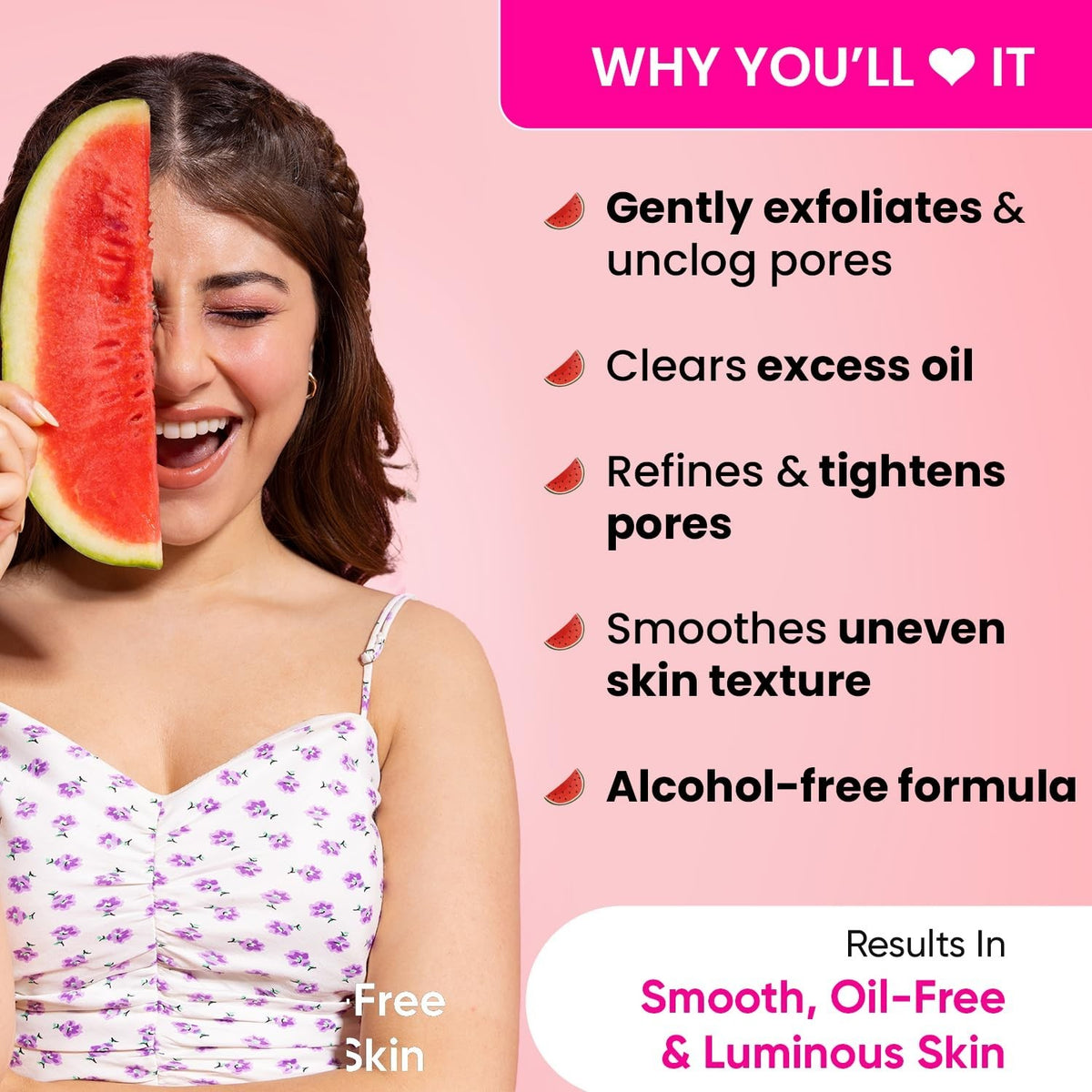 Dot &amp; Key Watermelon SuperGlow Glycolic Face Pore Tightening Toner 150ml
