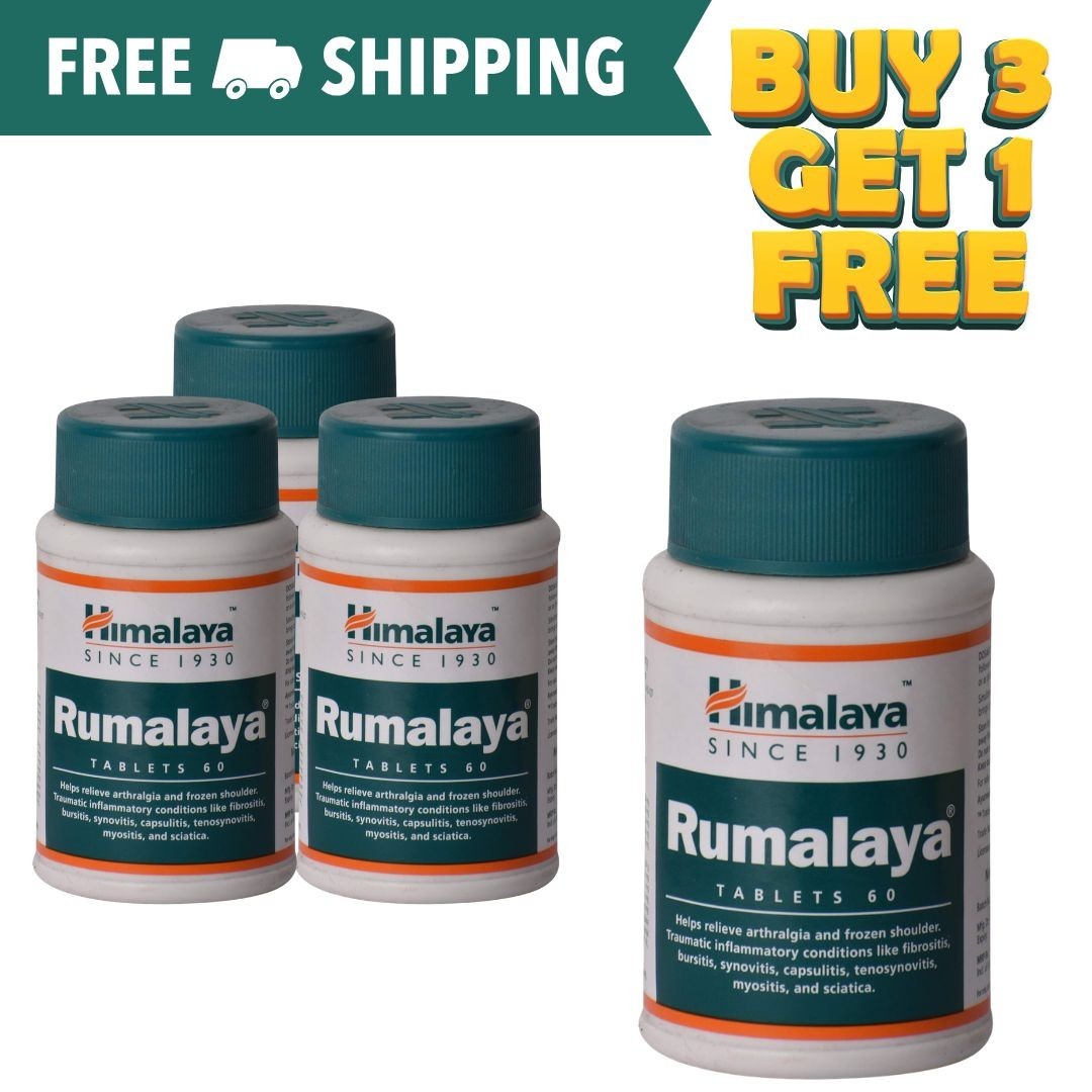 4X Himalaya RUMALAYA Tablets (60 Tabs) Each + Free ship