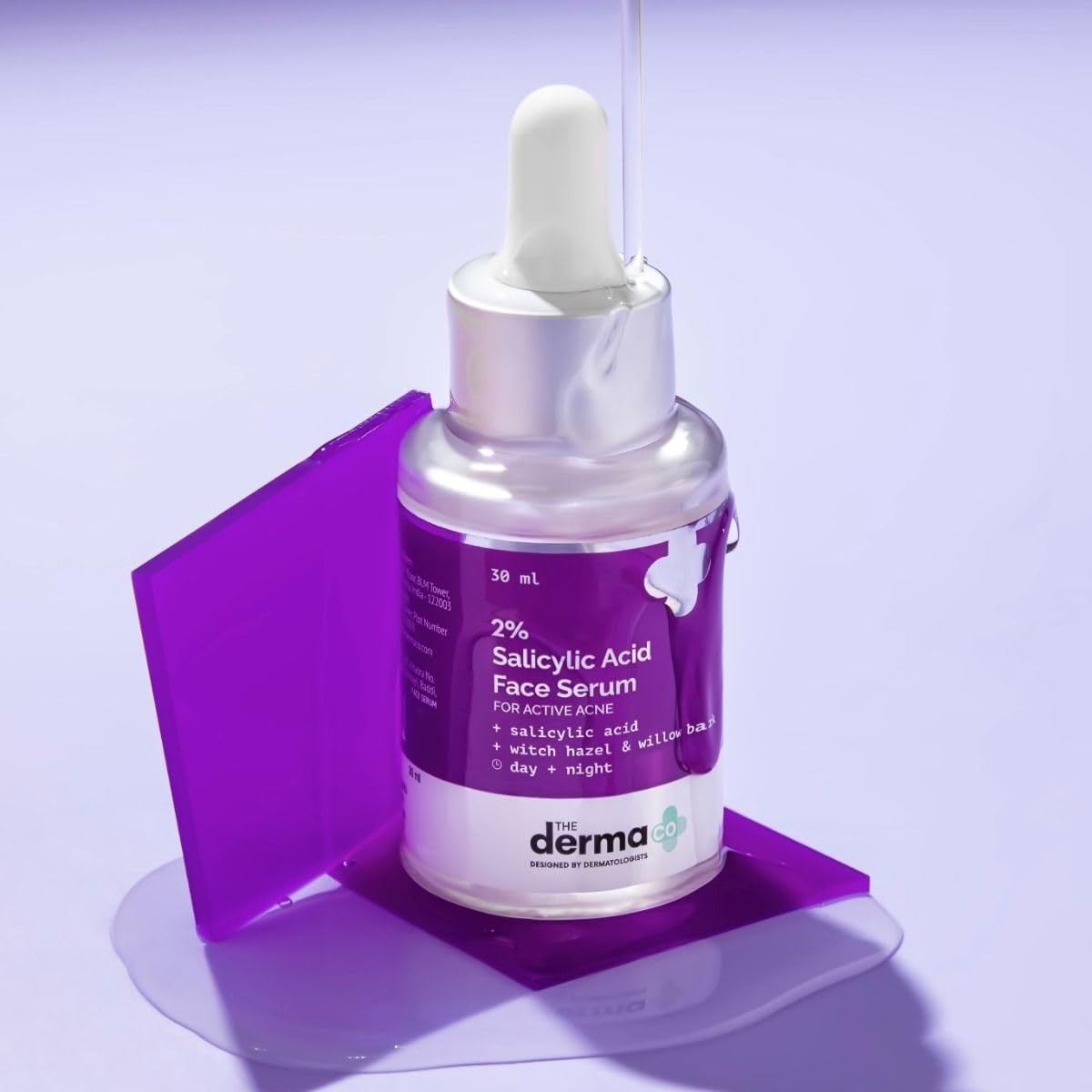 The Derma Co Bye Bye Acne Combo AHA BHA Face Wash &amp; Serum for Acne
