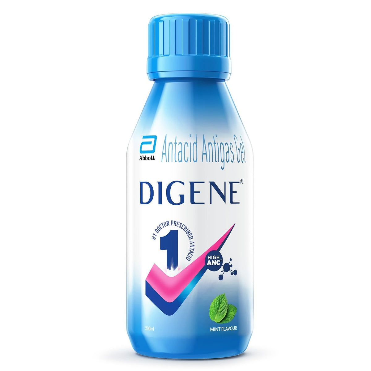 DIGENE SYRUP FOR QUICK RELIEF FROM ACIDITY AND GAS (200ml) Mint Flavor+FREE SHIP