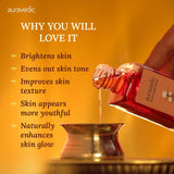 Auravedic Kumkumadi Tailam Face Oil For Glowing Skin 100ml + Free Ship