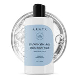 Arata 1% Salicylic Acid Body Wash 300ml Strawberry for Bacne &amp; Clear Skin
