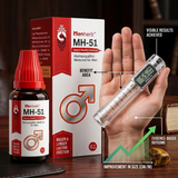 Menherb MH-51 Homeopathic Drops 30ml Men's Formula Pack of 4