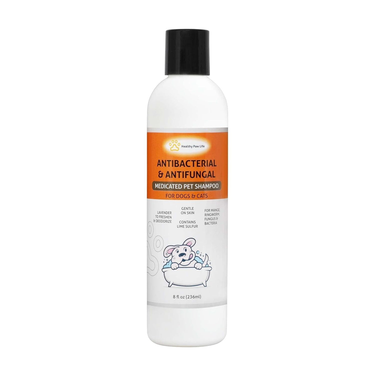 Healthy Paw Life Lime Sulfur Pet Shampoo for Skin &amp; Coat Care, 236ml