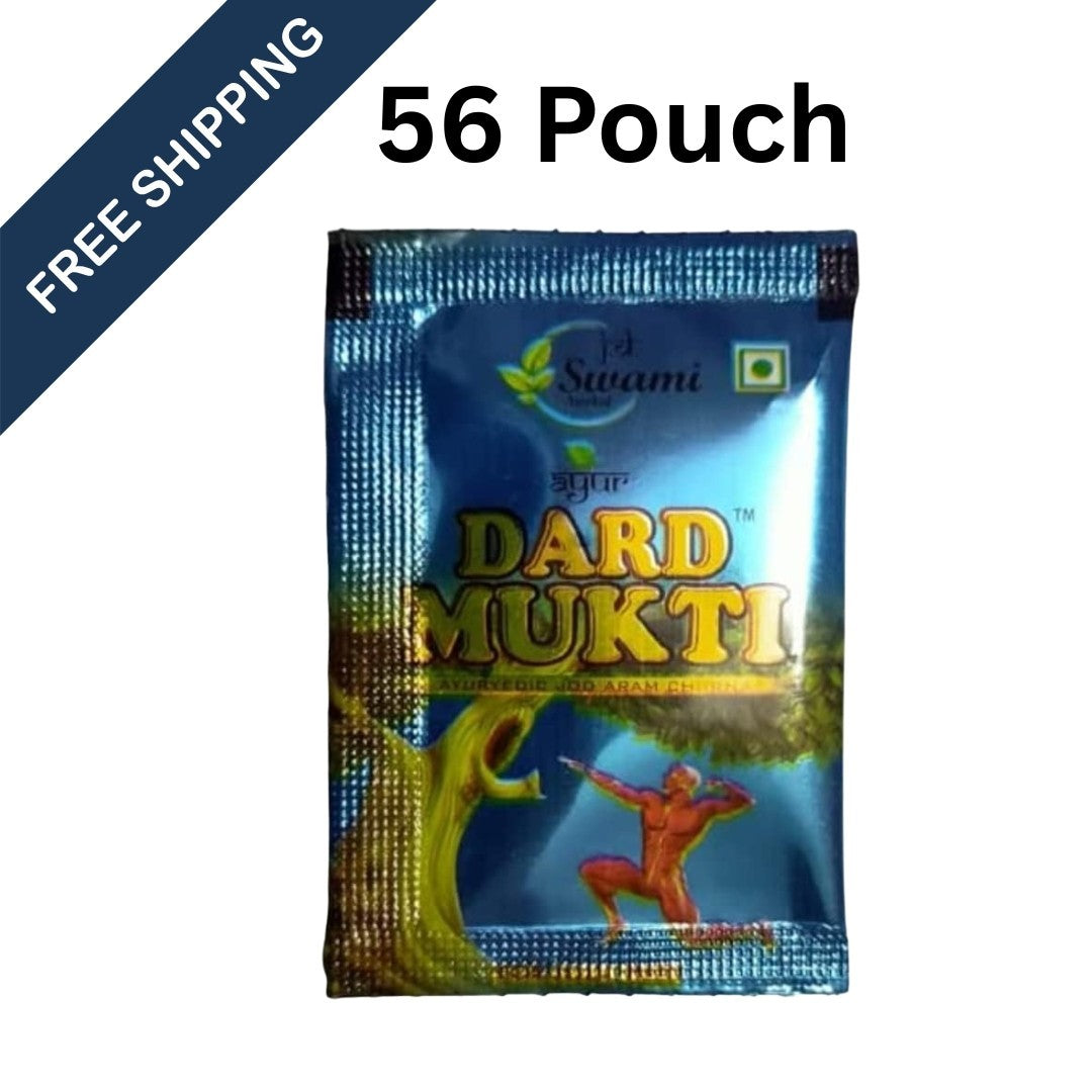 Blue Dard Mukti Powder Herbal Supplements For Joint Pain Relief pack of 56