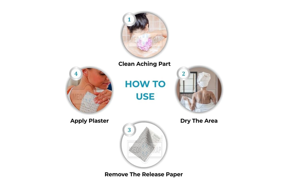 Mediwrap Belladonna Plaster - Herbal Pain Relief Patch Free Shipping