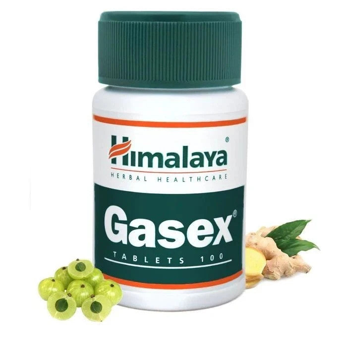 Himalaya Gasex Herbal Stomach Care Tablets Digestive Support 500 Tablets