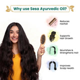 Sesa Ayurvedic Hair Oil for Hair Fall &amp; Hair Growth 100 Ml Free Shipping