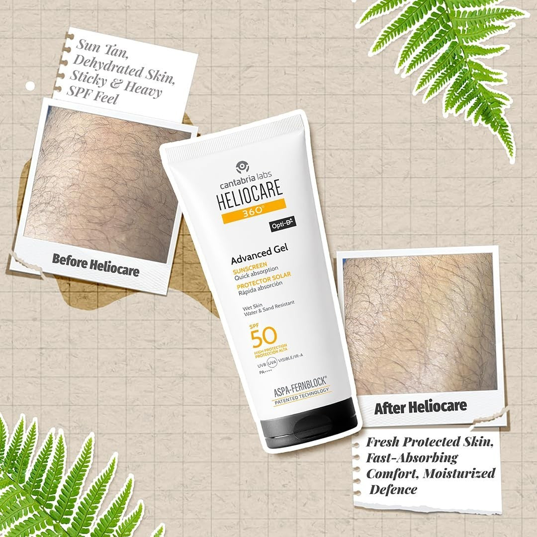 Heliocare Color Gel Cream SPF 50 Tinted Sunscreen - Light 50 ml free shipping