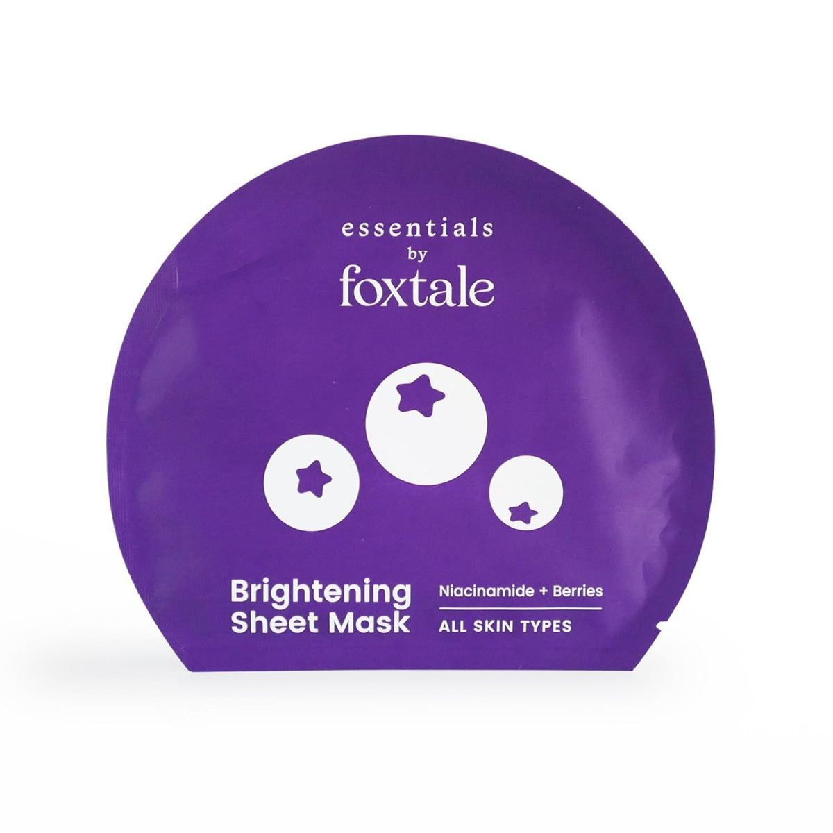 Foxtale Brightening Sheet Mask 26g Niacinamide &amp; Berries for Radiant Skin