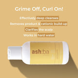 Ashba Botanics Clarifying Shampoo 100ml Deep Cleanse Anti-Buildup Sulphate Fre