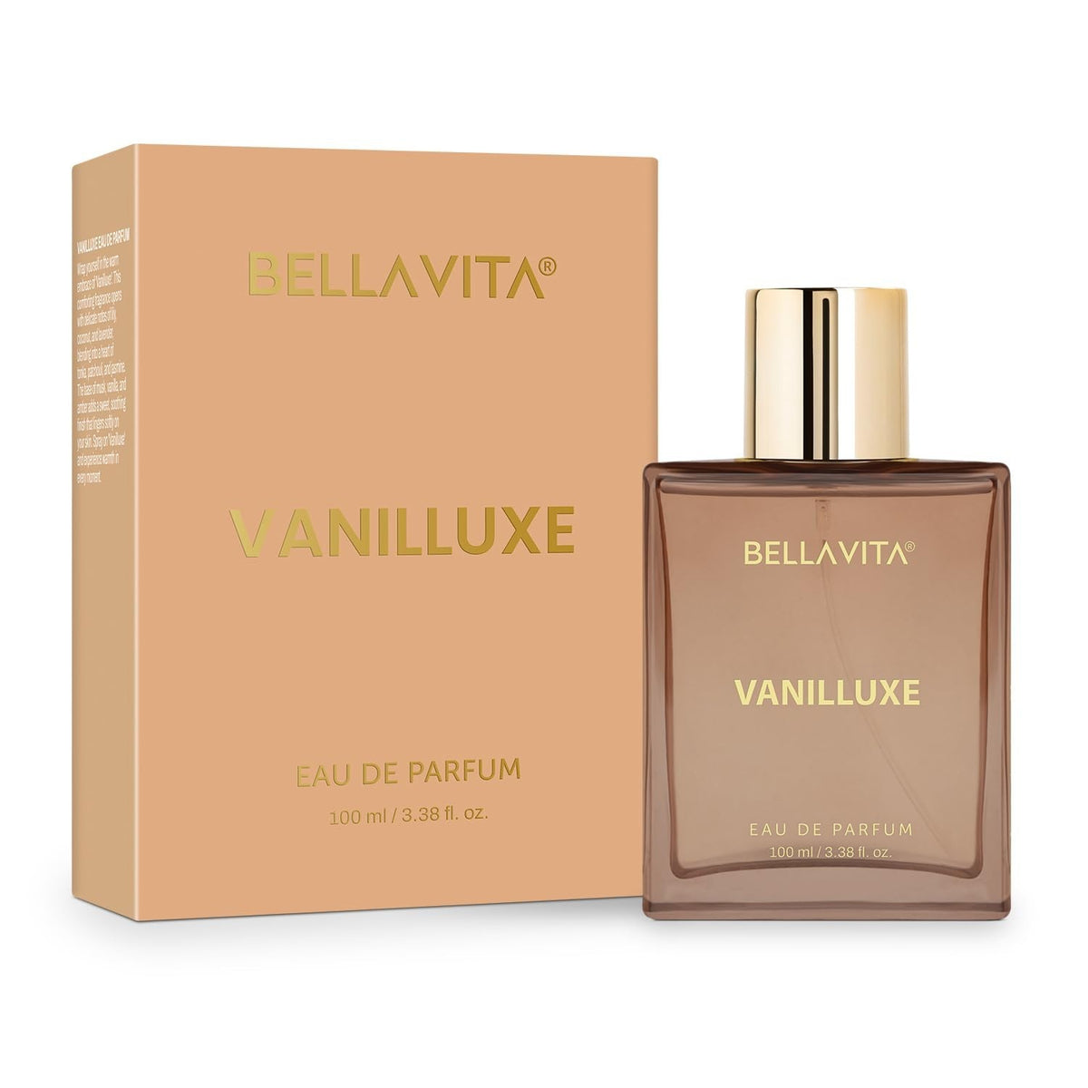 BELLAVITA Vanilluxe | Long Lasting 100ml EDP Perfume for Man and Woman For Gift