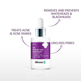 The Derma Co Bye Bye Acne Combo AHA BHA Face Wash &amp; Serum for Acne