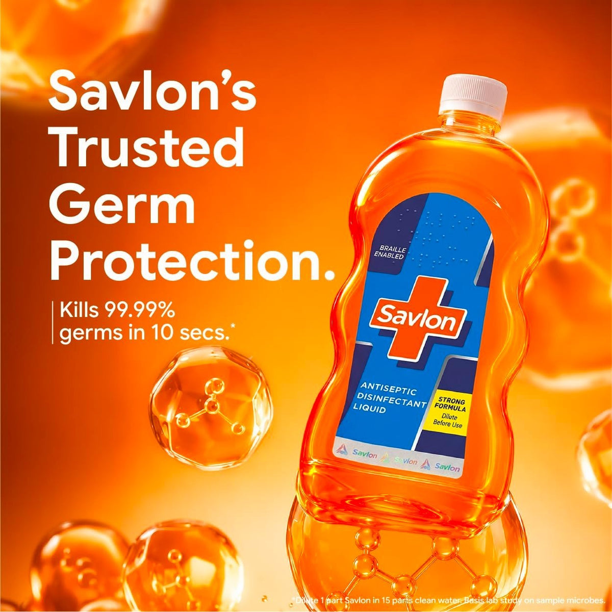 Savlon Antiseptic Liquid 1000ml for Disinfection