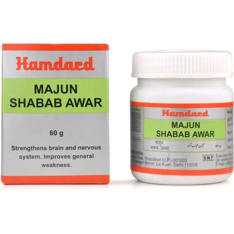 Hamdard Majun Shabab Awar 60 gm Pack Of 2 - Free shipping