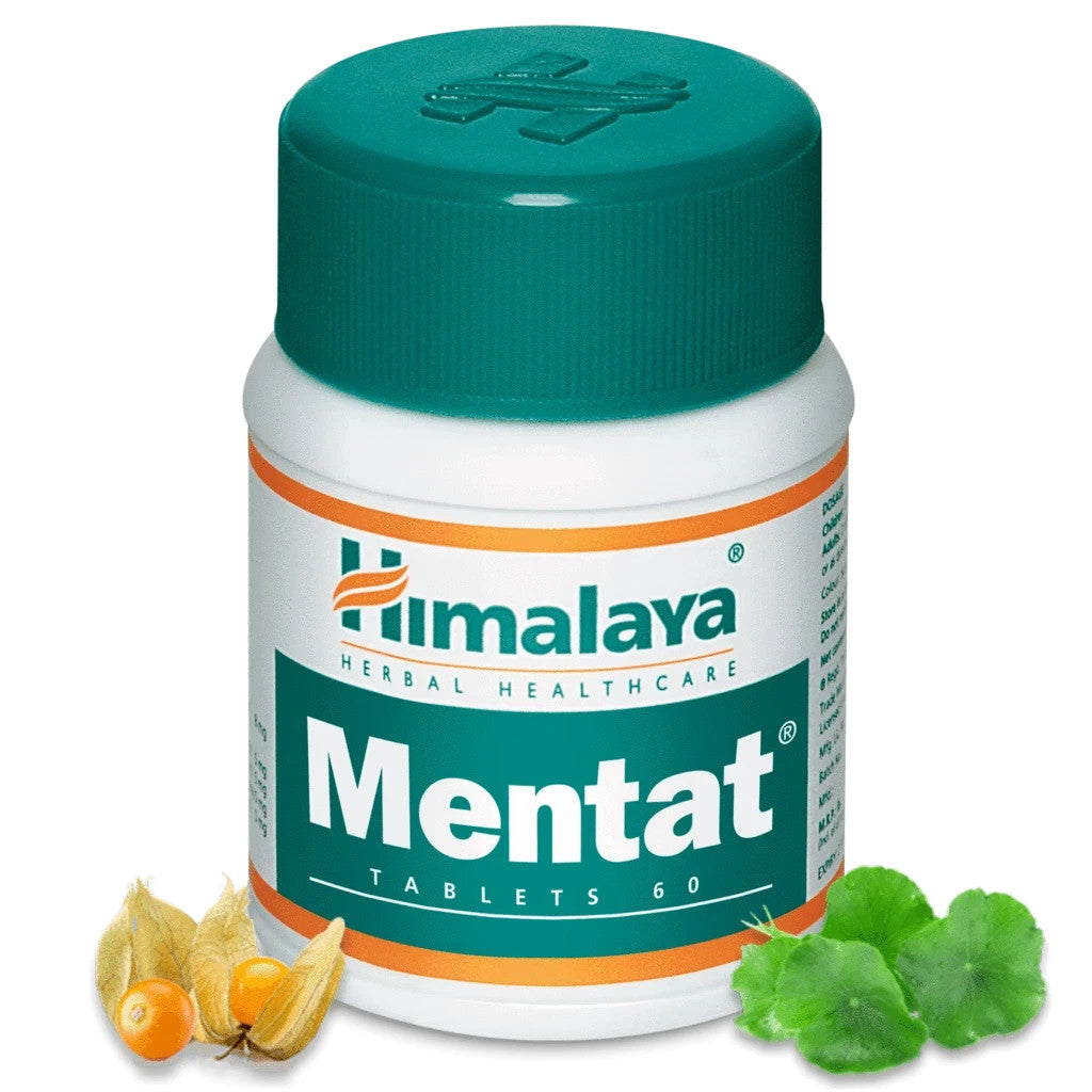 Himalaya MENTAT 60 Tablets Enhances Memory and Learning Capacity FREE SHIP