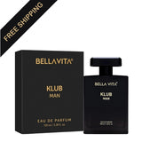 Bellavita Luxury KLUB | Long Lasting Eau De Parfum 100ml Perfume for Man | Gift