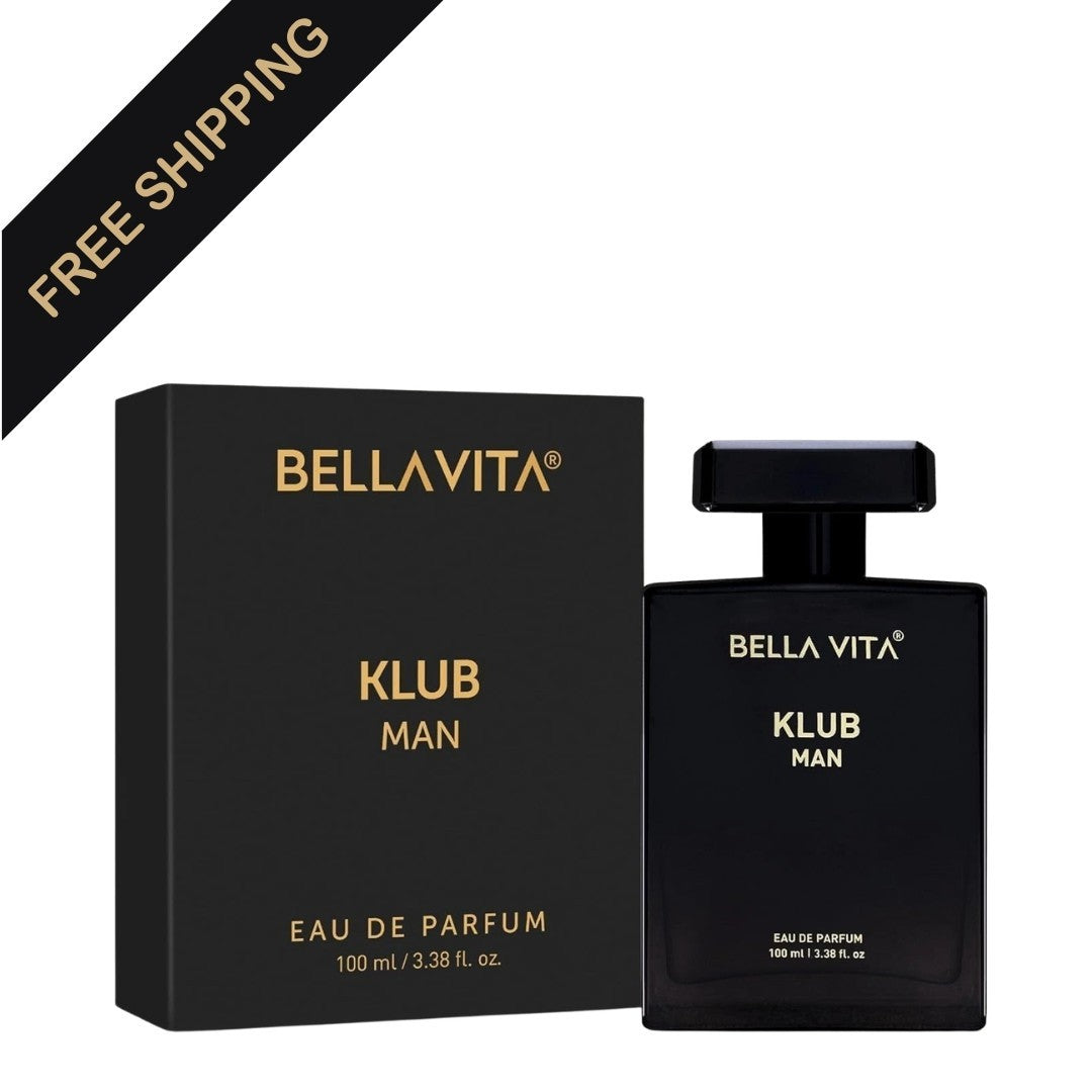 Bellavita Luxury KLUB | Long Lasting Eau De Parfum 100ml Perfume for Man | Gift