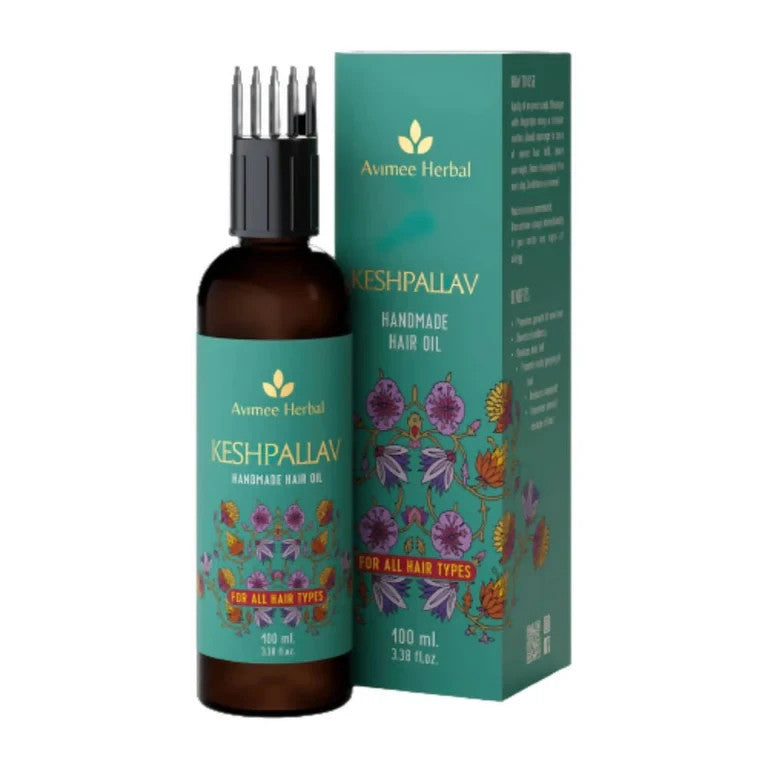 2x Avimee Herbal Keshpallav Hair Oil Growth Amla Castor 100ml-FREE SHIP