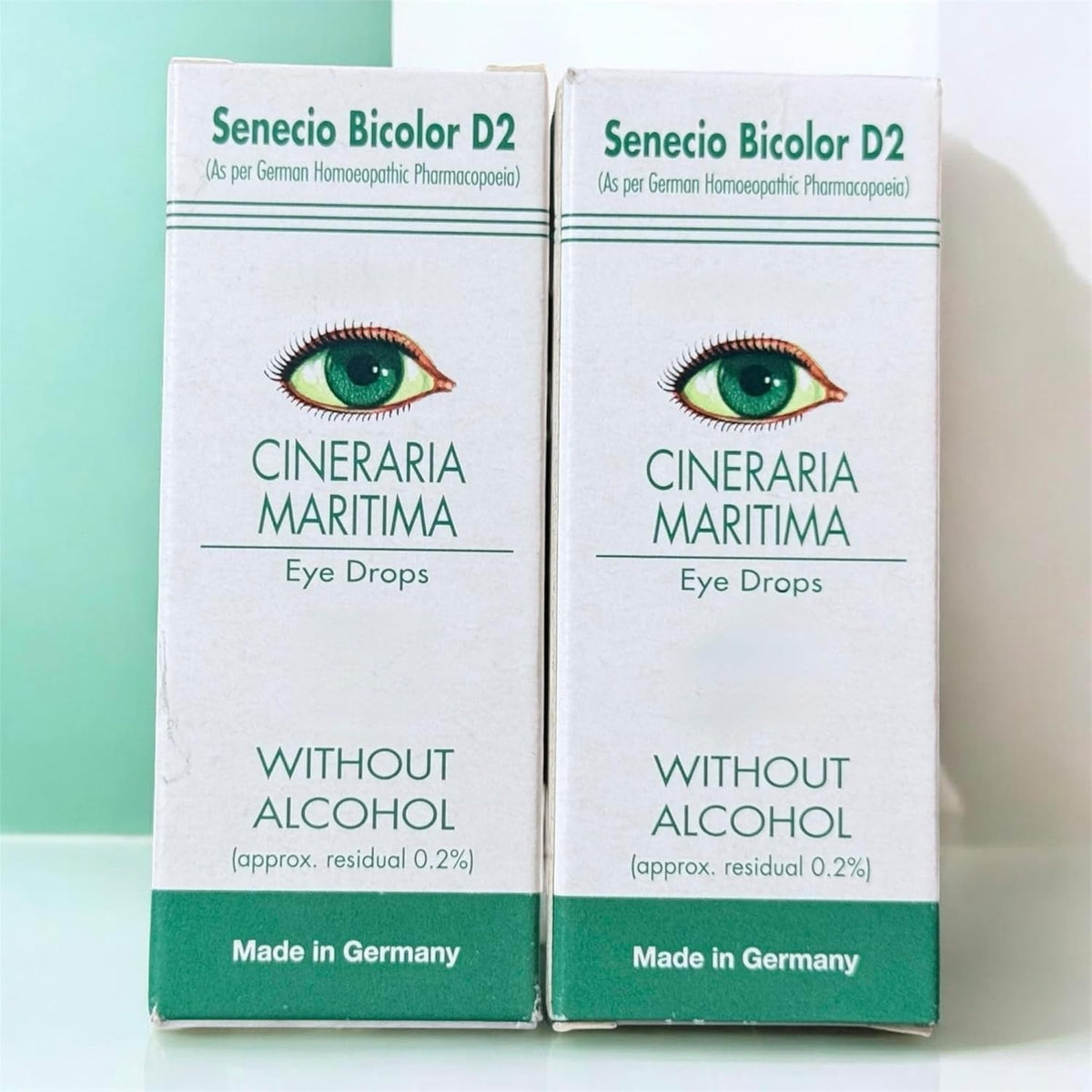 Willmar Schwabe Cineraria Martima Drop Without Alcohol 10ml×2 For Dry Itchy Eyes