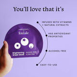 Foxtale Brightening Sheet Mask 26g Niacinamide &amp; Berries for Radiant Skin